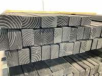 Douglas regel geschaafd zwart 215x7x4,5 cm (110x) - afbeelding 3 van  4