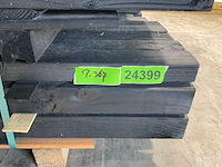 Douglas regel geschaafd zwart 215x7x4,5 cm (110x) - afbeelding 4 van  4