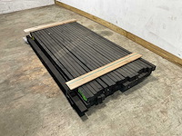 Douglas regel geschaafd zwart 228x7x4,5 cm (44x)