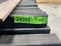 Douglas regel geschaafd zwart 228x7x4,5 cm (44x) - afbeelding 4 van  4