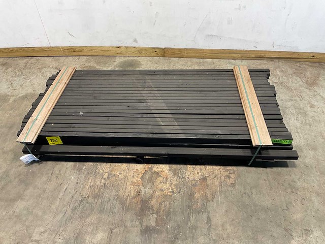 Douglas regel geschaafd zwart 228x7x4,5 cm (44x) - afbeelding 1 van  6