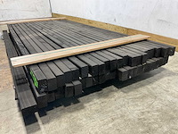 Douglas regel geschaafd zwart 228x7x4,5 cm (44x) - afbeelding 3 van  6