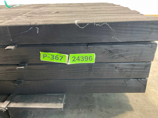 Douglas regel geschaafd zwart 278,5x7x4,5 cm (90x) - afbeelding 5 van  5