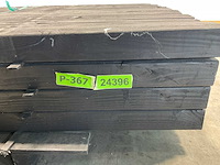 Douglas regel geschaafd zwart 278,5x7x4,5 cm (96x) - afbeelding 4 van  5
