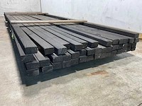 Douglas regel geschaafd zwart 371x7x4,5 cm (40x) - afbeelding 6 van  7