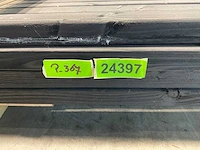 Douglas regel geschaafd zwart 371x7x4,5 cm (40x) - afbeelding 7 van  7