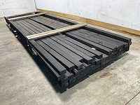 Douglas regel geschaafd zwart 371x7x4,5 cm (45x) - afbeelding 2 van  6