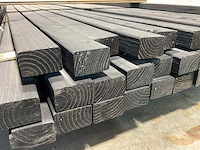 Douglas regel geschaafd zwart 371x7x4,5 cm (45x) - afbeelding 4 van  6