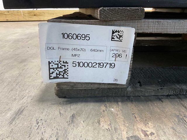 Douglas regel geschaafd zwart 64x7x4,5 cm (200x) - afbeelding 7 van  8