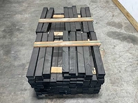Douglas regel geschaafd zwart 64x7x4,5 cm (200x) - afbeelding 3 van  8