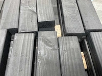 Douglas regel geschaafd zwart 64x7x4,5 cm (200x) - afbeelding 4 van  8