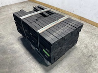 Douglas regel geschaafd zwart 68,8x7x4,5 cm (225x) - afbeelding 1 van  8