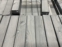 Douglas regel geschaafd zwart 68,8x7x4,5 cm (225x) - afbeelding 4 van  8