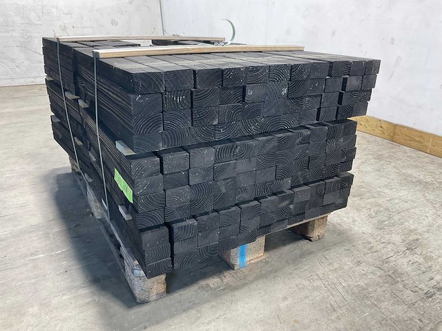 Douglas regel geschaafd zwart 68,8x7x4,5 cm (225x) - afbeelding 5 van  8