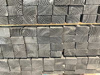 Douglas regel geschaafd zwart 68,8x7x4,5 cm (225x) - afbeelding 6 van  8