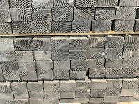 Douglas regel geschaafd zwart 68,8x7x4,5 cm (225x) - afbeelding 6 van  8