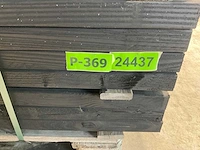 Douglas regel geschaafd zwart 68,8x7x4,5 cm (225x) - afbeelding 8 van  8