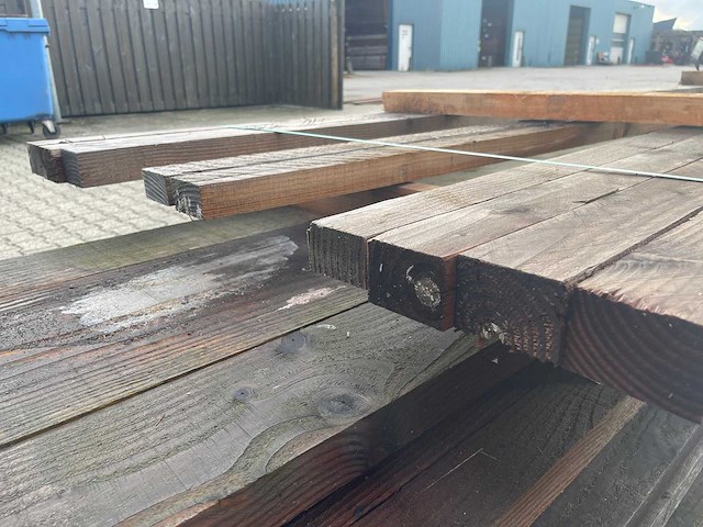 Douglas regels fijnbezaagd 4000x75x45mm (9x) - afbeelding 3 van  3