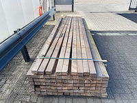 Douglas regels fijnbezaagd 4000x75x50mm (93x) - afbeelding 1 van  3