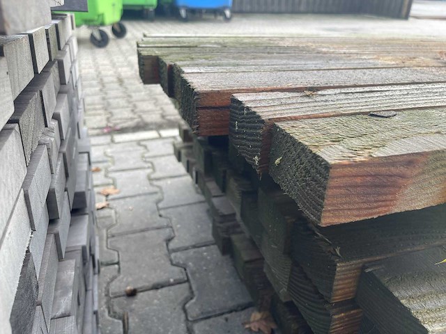 Douglas regels fijnbezaagd 5000x75x45mm (9x) - afbeelding 3 van  3