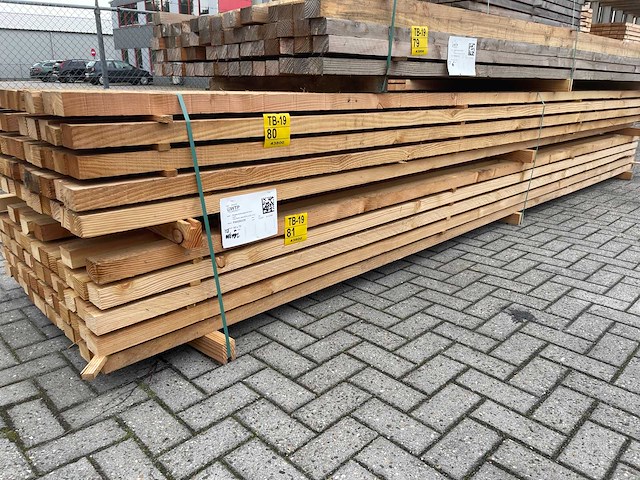 Douglas regels fijnbezaagd 5000x75x50mm (65x) - afbeelding 4 van  4