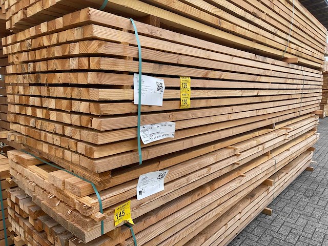 Douglas regels fijnbezaagd 5000x75x50mm (70x) - afbeelding 4 van  4