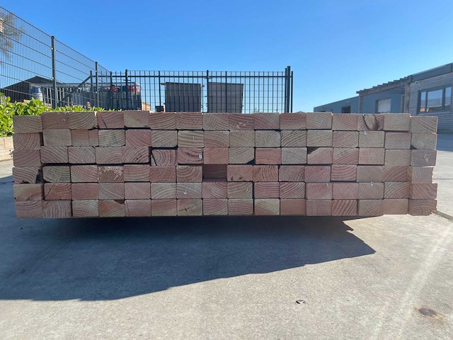 Douglas regels geschaafd 3000x70x45mm (96x) - afbeelding 3 van  3