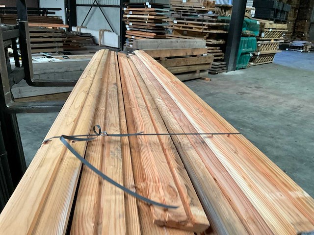 Douglas rombus profiel plank 400x14,5x2,8 cm (26x) - afbeelding 7 van  16