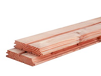 Douglas rombus profiel plank 400x14,5x2,8 cm (26x) - afbeelding 1 van  16
