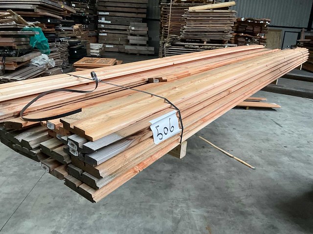 Douglas rombus profiel plank 400x14,5x2,8 cm (26x) - afbeelding 9 van  16