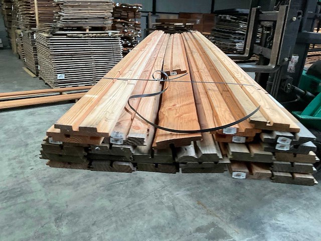 Douglas rombus profiel plank 400x14,5x2,8 cm (26x) - afbeelding 11 van  16