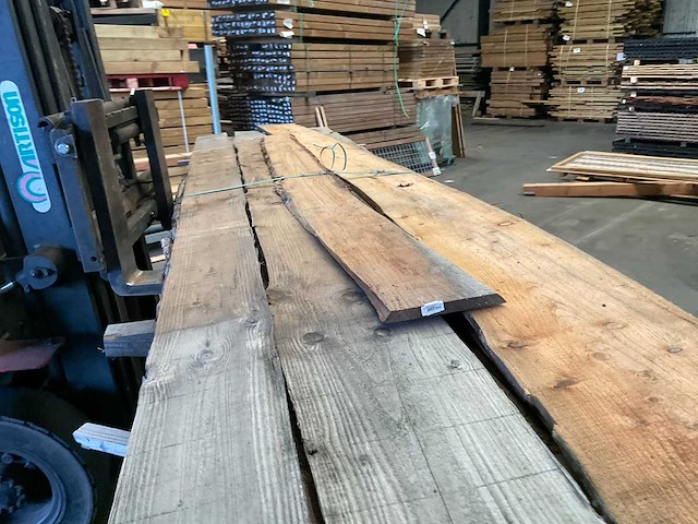 Douglas schaaldeel - 400x15-20x2 cm (18x) - afbeelding 2 van  10