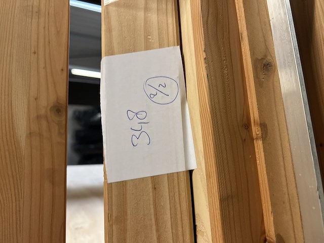 Douglas schuifpui, niet compleet hillhout - afbeelding 6 van  6