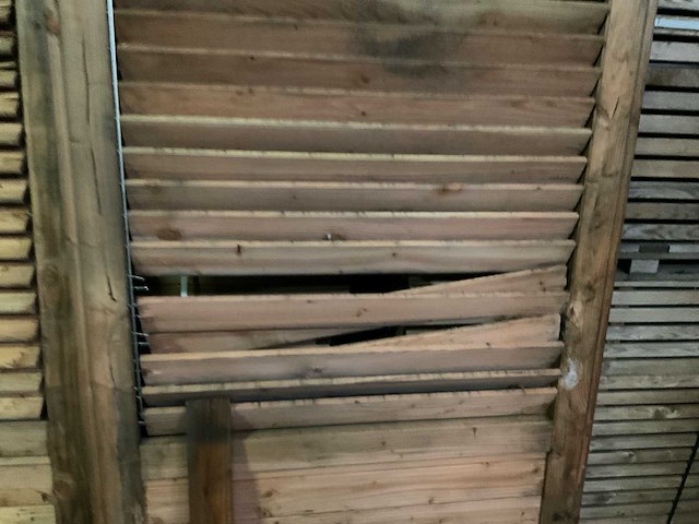 Douglas schutterscherm 12,5x22,5 cm (2x) - afbeelding 4 van  6