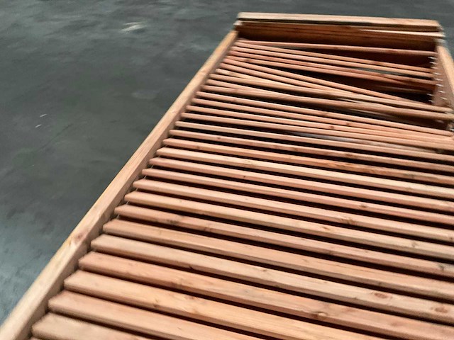 Douglas schutterscherm 225x120 cm (4x) - afbeelding 2 van  10