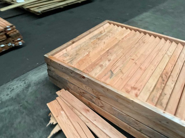 Douglas schutterscherm 225x120 cm (4x) - afbeelding 8 van  10