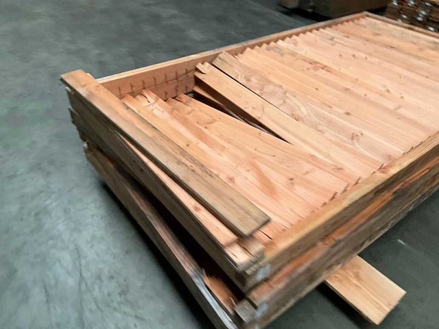 Douglas schutterscherm 225x120 cm (4x) - afbeelding 4 van  10