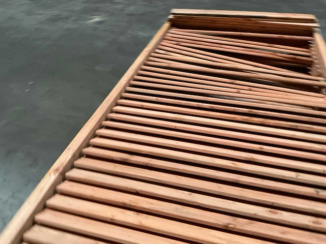 Douglas schutterscherm 225x120 cm (4x) - afbeelding 2 van  9