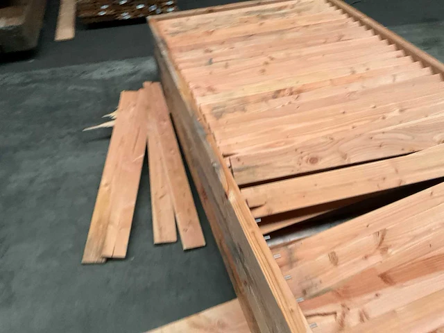 Douglas schutterscherm 225x120 cm (4x) - afbeelding 6 van  9