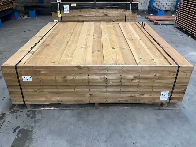 Douglas schutting 180x180 cm (12x) - afbeelding 2 van  6