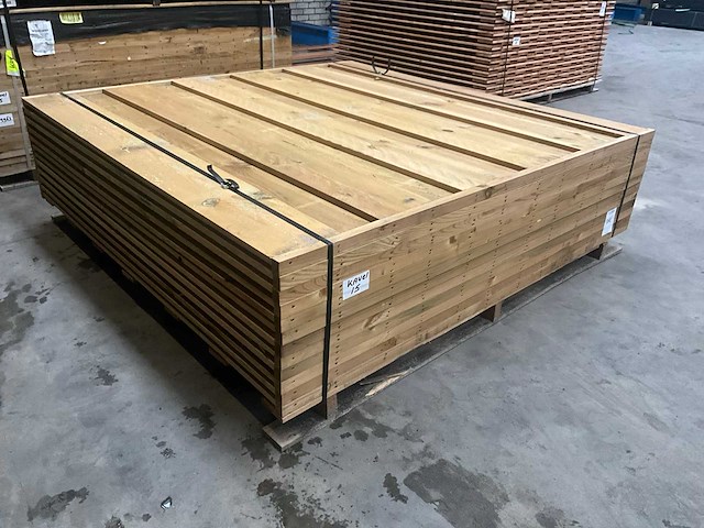 Douglas schutting 180x180 cm (12x) - afbeelding 3 van  6