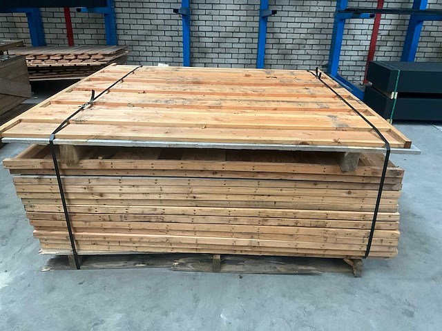 Douglas schutting fijnbezaagd 180x180 cm (12x) - afbeelding 2 van  5