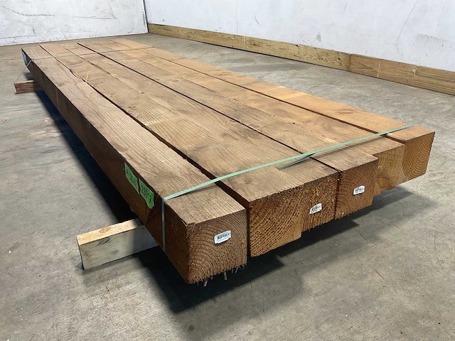 Douglas staander balk geschaafd 300x14x14 cm (10x) - afbeelding 2 van  3