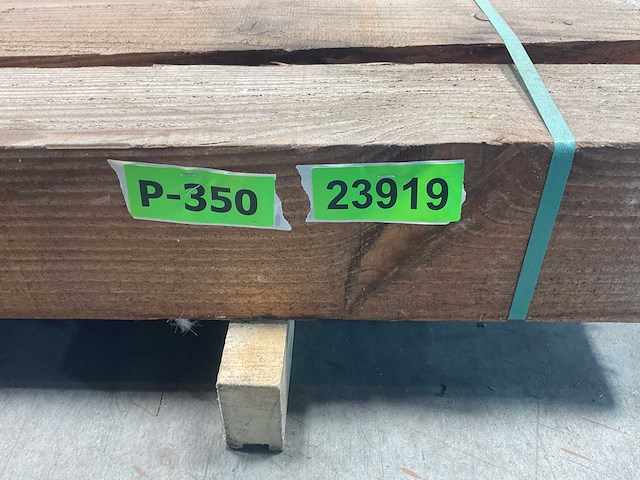 Douglas staander balk geschaafd 300x14x14 cm (10x) - afbeelding 3 van  3