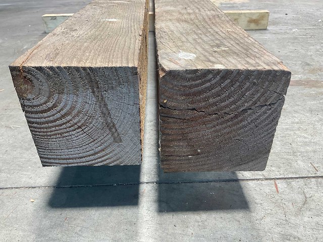 Douglas staander balk geschaafd 500x14x14 cm (2x) - afbeelding 3 van  4