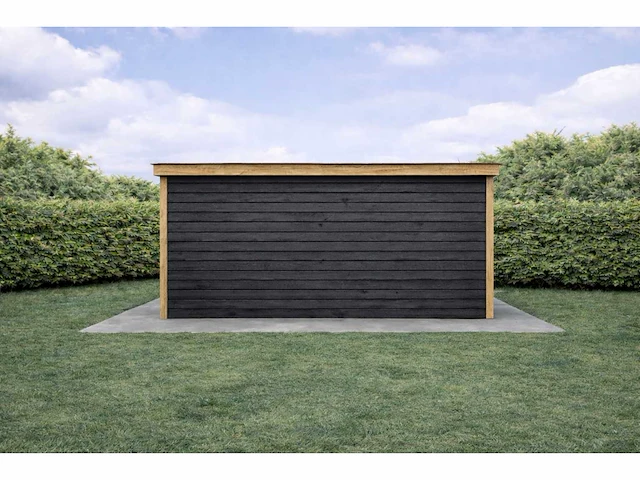 Douglas terrasoverkapping met berging - 524x300x257 cm - afbeelding 4 van  5
