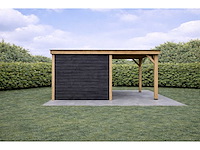 Douglas terrasoverkapping met berging - 624x500x257 cm - afbeelding 3 van  5