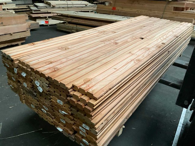 Douglas triple rhombus blokhoutprofiel - 225x14,5x2,8 cm (61x) - afbeelding 2 van  10