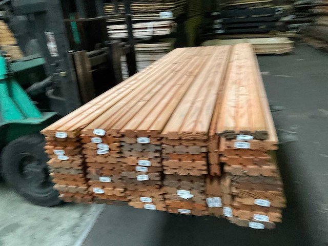 Douglas triple rhombus blokhoutprofiel - 225x14,5x2,8 cm (61x) - afbeelding 6 van  10