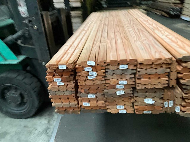 Douglas triple rhombus blokhoutprofiel - 225x14,5x2,8 cm (61x) - afbeelding 7 van  10